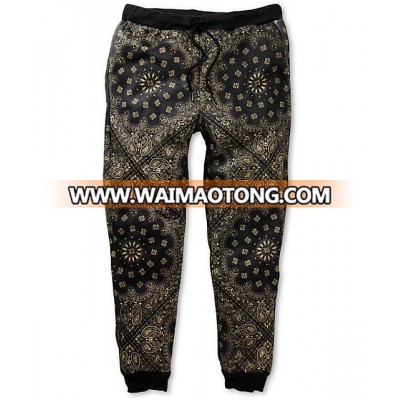 Bandanna Style sublimation printed joggers