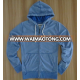 custom blank oem hoodies wholesale / zipper up fleece hoodies /classical basic style fleece zipper hoody