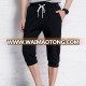 Cheap bulk customzied stylish black plain half pants for men